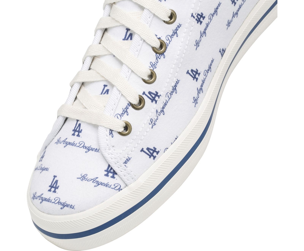 Zapatillas Keds Mujer Blancas/Azules - Kickstart Mlb® - 205-UEJLIY